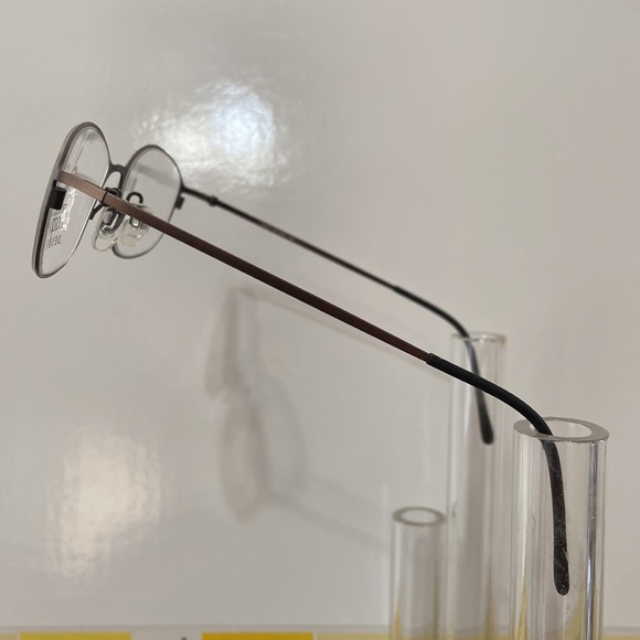 Fratelli Lozza Stainless Steel Women’s Eyeglasses - Bronze (mod. Laser) - Picture 3 of 4